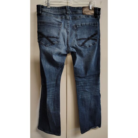 TK AXEL Slim Bootcut W 34 L 32 Men's Blue Denim Jeans - Picture 2 of 7